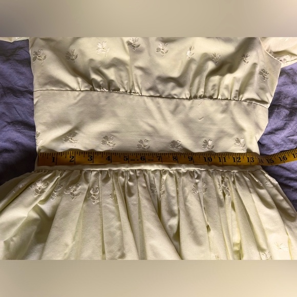 Circle Eight Square Dance Fashions Yellow Flowy Western Cowgirl Dress. Size M/L - Picture 11 of 12